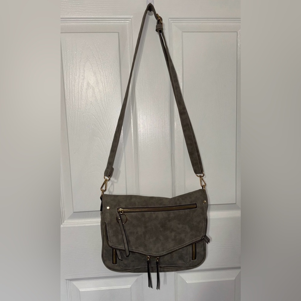 VR NYC (Target) faux suede crossbody bag